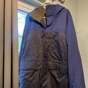 Burton The White Collection high performance snowboarding Jacket size XL